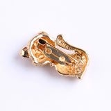 Maxbell Women Costume Jewelry Gold Cat Animal Brooch Pin Suit Hats Clips Corsages