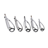 Maxbell 5pcs Fishing Rod Pole Guides Tips Top Eye Rings Repair Kits 5 Mixed Sizes