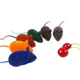 Maxbell 5Pcs New Plush Sound Chew Toy False Mouse Rat Pet Cat Kitten Dog Puppy Playing Squeak