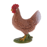 Maxbell Realistic PVC Farm Animal Poultry Model Figurine Action Figures Playset Kids Educational Toy Collectibles –Cock