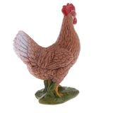 Maxbell Realistic PVC Farm Animal Poultry Model Figurine Action Figures Playset Kids Educational Toy Collectibles –Cock