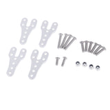 Maxbell 4 Pieces RC Crawler Body Parts Mounting Plates for SCX10 D90 Shock Absorber