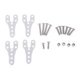 Maxbell 4 Pieces RC Crawler Body Parts Mounting Plates for SCX10 D90 Shock Absorber