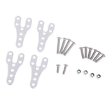 Maxbell 4 Pieces RC Crawler Body Parts Mounting Plates for SCX10 D90 Shock Absorber