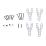 Maxbell 4 Pieces RC Crawler Body Parts Mounting Plates for SCX10 D90 Shock Absorber