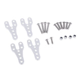 Maxbell 4 Pieces RC Crawler Body Parts Mounting Plates for SCX10 D90 Shock Absorber