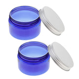 Maxbell 2x Plastic Makeup Jars With Lids Round Powder Cream Cosmetic Pots Container