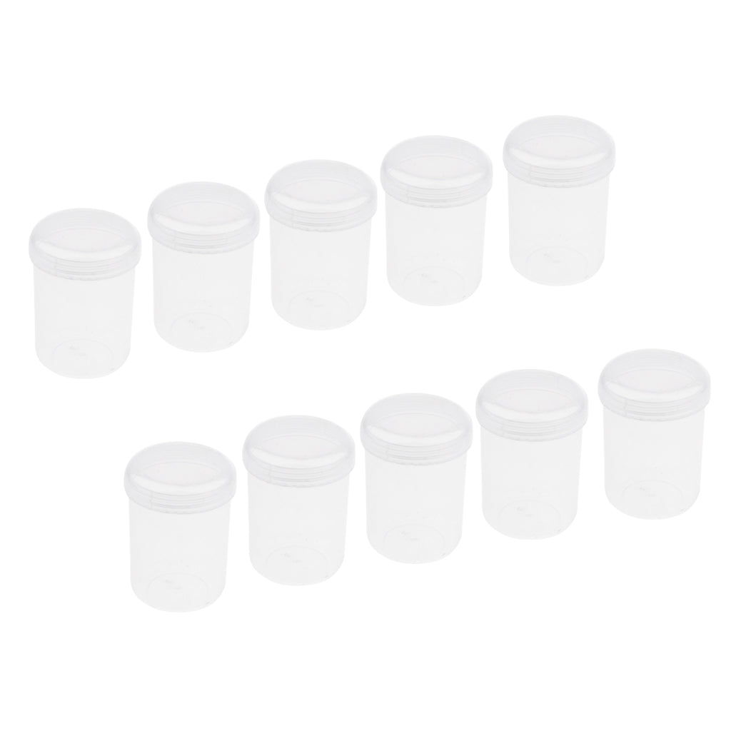 Maxbell 10pcs 20g Makeup Container Cosmetic Lotion Cream Gel Jars Clear Containers