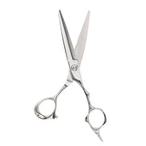 Maxbell Professional Hair Cutting Scissors - Light weight Sharp Shears - 6.5" Stainless Steel - Silver