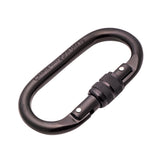 Maxbell Oval Shape 25KN Screw Locking Carabiner Hook Outdoor Rock Climbing Rappelling Rescue Equipment CE certified