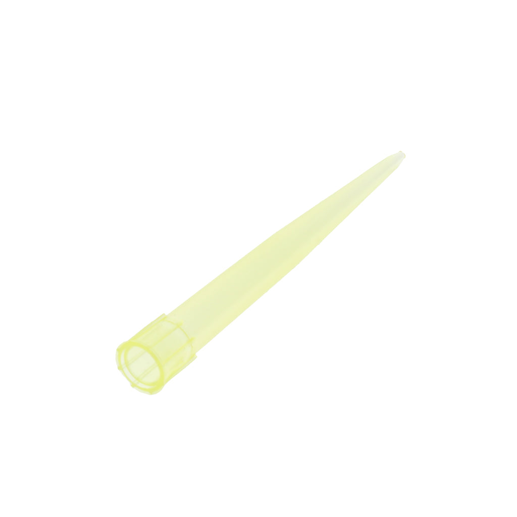 Maxbell 1000 PCS Clear Yellow Pipette Tips Lab Liquid Pipette Tip - Fine Tip Transfer Pipet - 100ul - Disposable Supplies