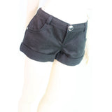 Maxbell Fashion Cuffed Shorts Pants for 1/3 BJD Dollfie LUTS DOD MSD Dolls Clothing Accessories Black