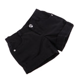 Maxbell Fashion Cuffed Shorts Pants for 1/3 BJD Dollfie LUTS DOD MSD Dolls Clothing Accessories Black