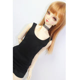 Maxbell Fashion Cuffed Shorts Pants for 1/3 BJD Dollfie LUTS DOD MSD Dolls Clothing Accessories Black
