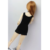 Maxbell Fashion Cuffed Shorts Pants for 1/3 BJD Dollfie LUTS DOD MSD Dolls Clothing Accessories Black