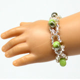 Maxbell Beautiful Doll Artificial Beads Glass Bracelet For 18inch American Girl Doll