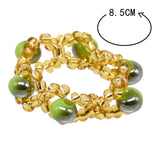 Maxbell Beautiful Doll Artificial Beads Glass Bracelet For 18inch American Girl Doll