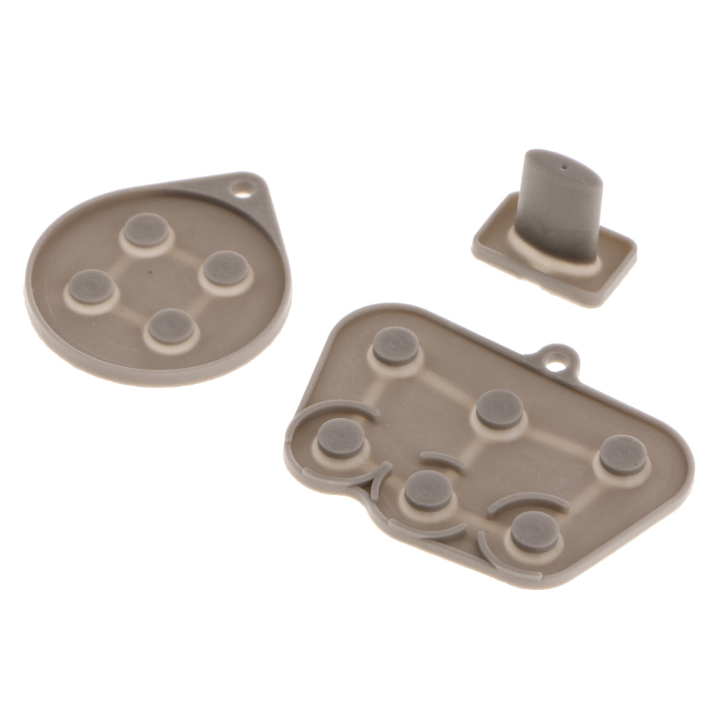 Maxbell 3x Controller Button Repair Parts Conductive Rubber Contact Pad for Sega Saturn