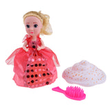 Maxbell Sweet Caramel Cupcake Athy Dolls Toys with Surprise, Cake Transform to Princess Doll