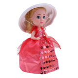 Maxbell Sweet Caramel Cupcake Athy Dolls Toys with Surprise, Cake Transform to Princess Doll