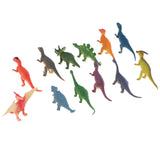 Maxbell 12pcs Plastic Simulation Dinosaur Toys Model Animal Action Figure Toy for Kids Children Gift