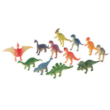 Maxbell 12pcs Plastic Simulation Dinosaur Toys Model Animal Action Figure Toy for Kids Children Gift