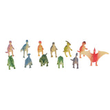 Maxbell 12pcs Plastic Simulation Dinosaur Toys Model Animal Action Figure Toy for Kids Children Gift