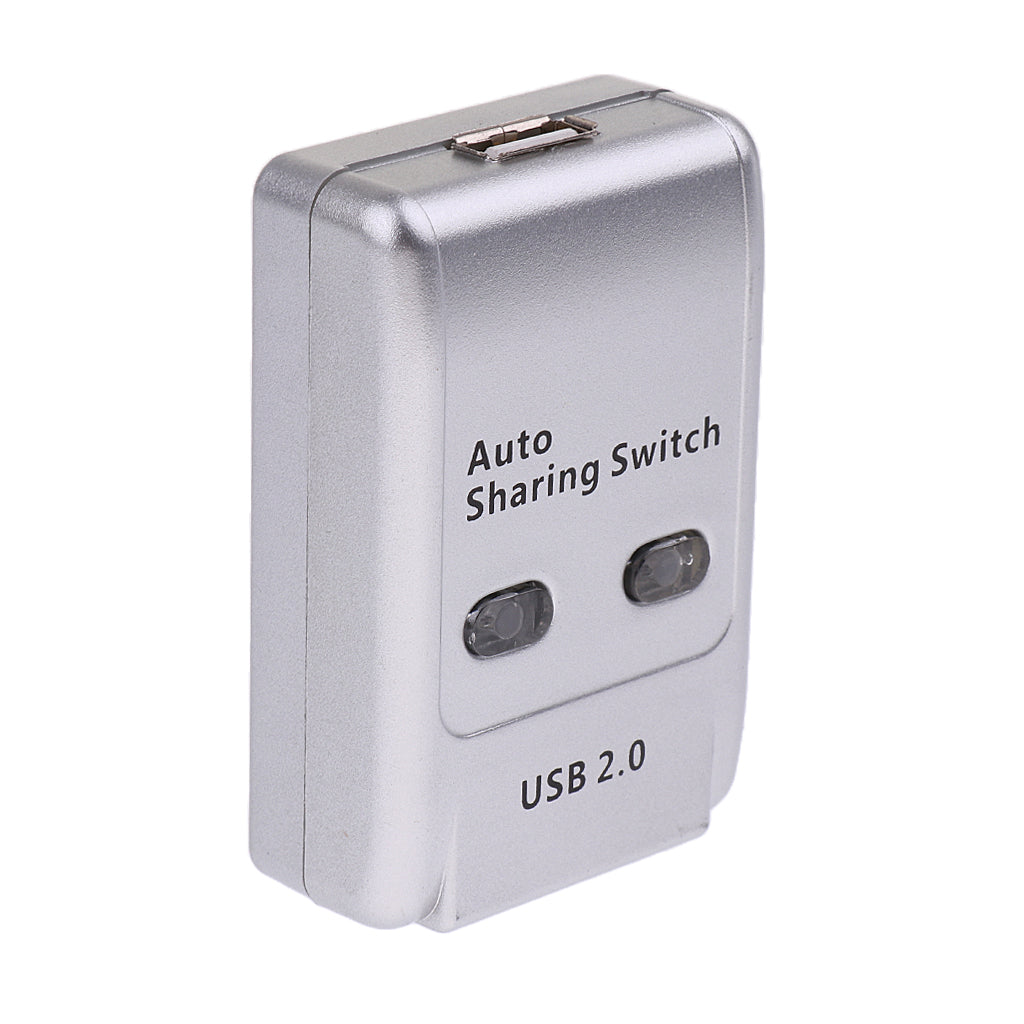 Maxbell 2 Ports USB 2.0 Auto Sharing Switch HUB Selector for Printer/HDD/Flash Drive