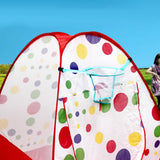 Maxbell Kids Play Tent Ball Pit Ball Shooting Basket Toy Indoor Outdoor Game