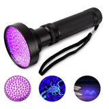 Maxbell 100 LED UV Blacklight Lamp LED Flashlight Counterfeit Torch Lamp with Goggle