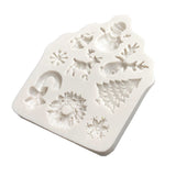 Maxbell Christmas Tree Snowman Snowflake Shape Molds Silicon Mold Fondant Mould DIY Cake Sugar Modeling Tools Jewelry Making Moulds