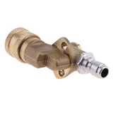 Maxbell Brass 1/4-inch Quick Connect Pivot Coupler for Pressure Washer