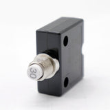 Maxbell Circuit Breaker 30AMP Push Button Resettable Thermal Panel Mount AC 125/250V