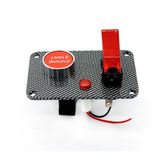 Maxbell Car Marine Boat RV Start Push Button + Toggle Switch With Red Cover Panel