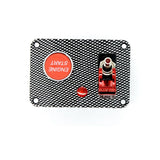 Maxbell Car Marine Boat RV Start Push Button + Toggle Switch With Red Cover Panel