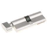 Maxbell 85mm Cylinder Lock with Thumb Turn Aluminum Body Brushed Finish Lock Core Euro profile Cylinder