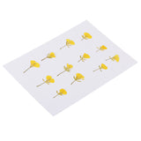 Maxbell 12 Pieces Dried Pressed Flowers Rape Flowers Plant Herbarium for Craft Making Photo Frame Phone Case Decor
