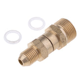 Maxbell PRESSURE WASHER SCREW HOSE CONNECTOR CONNECT ADAPTER 14MM MALE x 22MM MALE