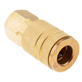 Maxbell 5 Pieces 1/4'' NPT Air Line Hose Compressor Fitting Connector Quick Release