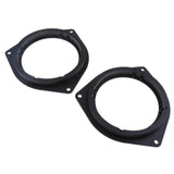 Maxbell 2Pieces 6.5 Inch Black Plastic Speaker Adapter Bracket Ring for Toyota / Corolla / Crown / Reiz / BYD