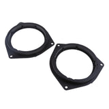 Maxbell 2Pieces 6.5 Inch Black Plastic Speaker Adapter Bracket Ring for Toyota / Corolla / Crown / Reiz / BYD