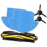 Maxbell 1 Main Roller Brush +2 Mop Cloth +2 Side Brush For Ilife V7 Pro V7S Robot Vacuum Cleaner