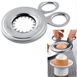 Maxbell 1 Piece Boiled Egg Shell Topper Scissors Stainless Steel Cutter Clipper Slicer