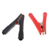 Maxbell 2X Metal Car Battery Clips Crocodile Alligator Test Clamps 1000A 75mm Red&Black