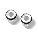 Maxbell High Quality 2Pcs Bulbs Holder Adapters H7 Xenon for BMW E46 3 Series White