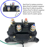 Maxbell Replacement 12V Solenoid Relay Contactor Winch Rocker Switch Thumb ATV