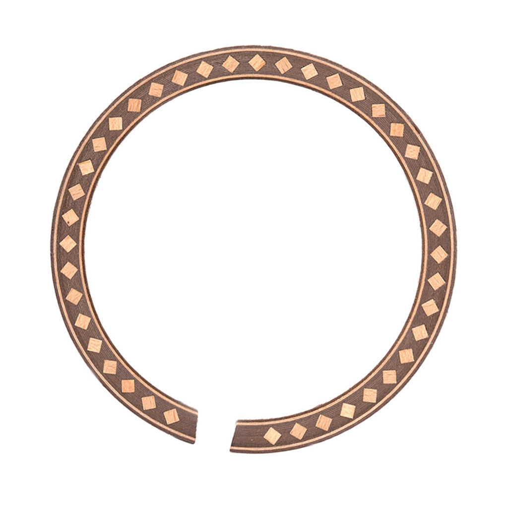 Maxbell Satinwood+Beech Guitar Soundhole Sticker for Acoustic Guitar Decoration Accessory