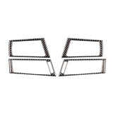 Maxbell 4PCS CARBON FIBER INNER SIDE AIR VENT COVER For BMW e70 e71 X5 X6 2008-2013