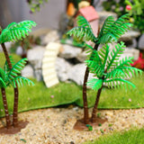 Maxbell Mini Scenery Landscape Model Artificial Coconut Tree Home Decor Ornaments
