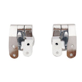 Maxbell Zinc Alloy Replacement Toilet Seat Hinges Mountings Set Bathroom Accessories